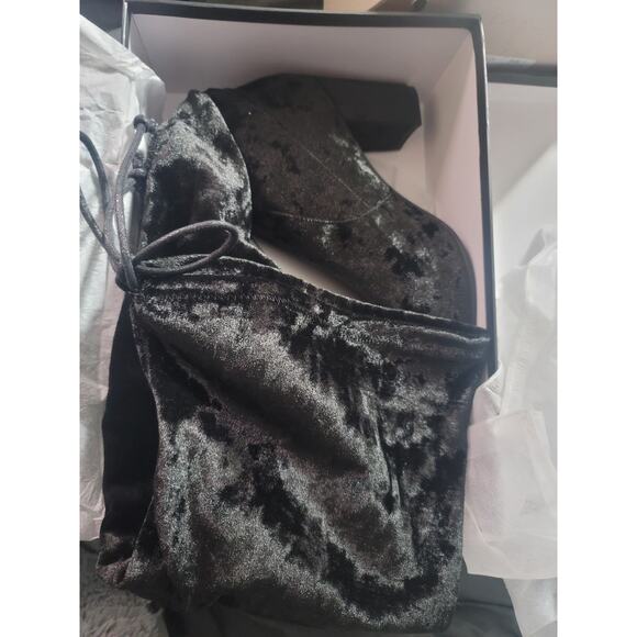 NWT Silent D Over-The-Knee Black Velvet Boots - 37EU (7 US) - Picture 6 of 6